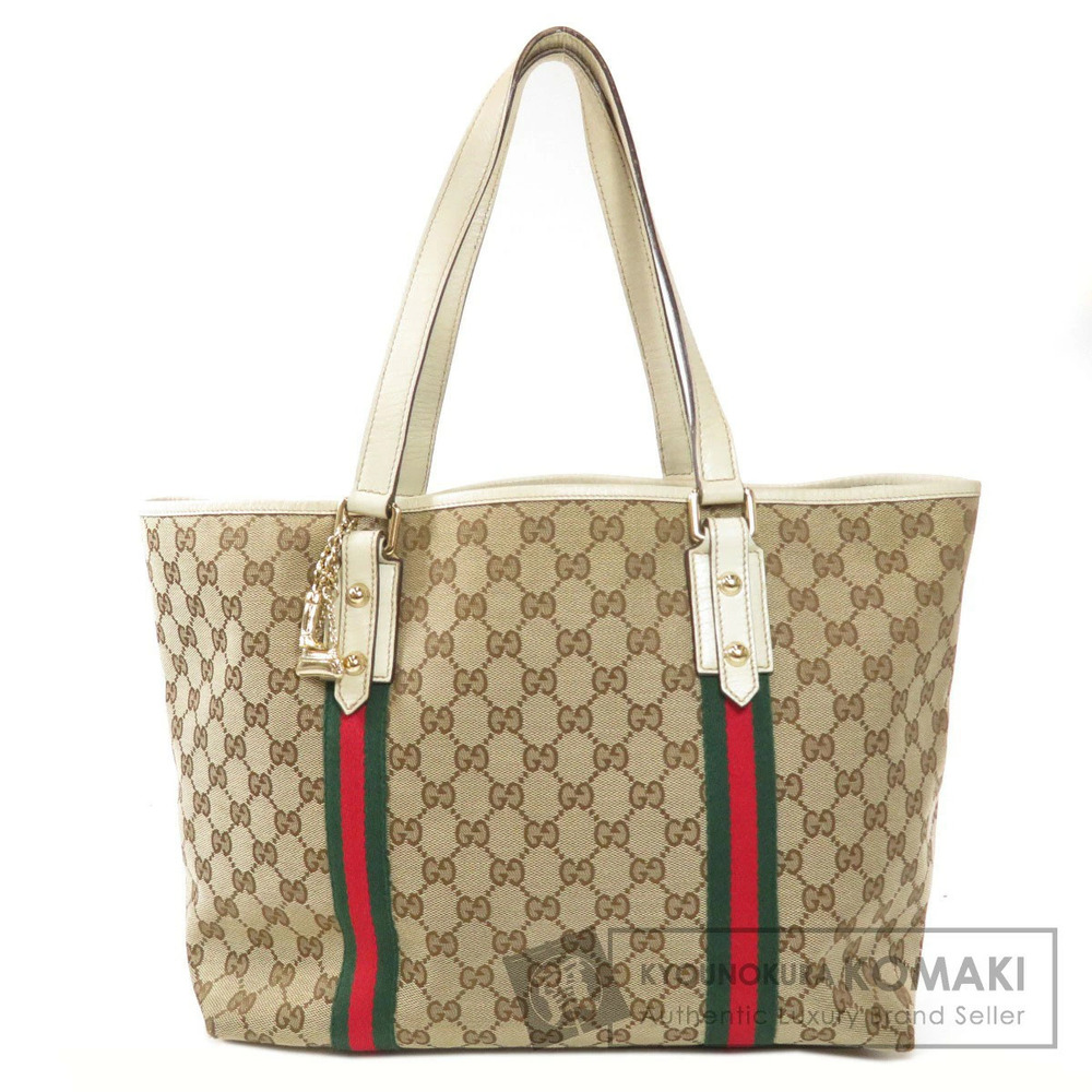 Gucci Sherry GG Tote Bag Canvas